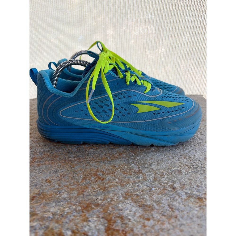 Altra Torin 3.5 Mesh Blue Lime Green Running Shoes AFW1837F-4 Womens 9